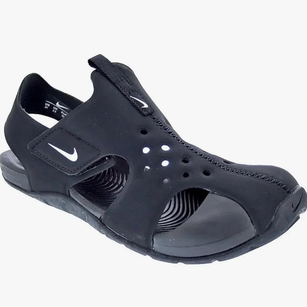 Nike Black Sunray Protect Swim Sandals